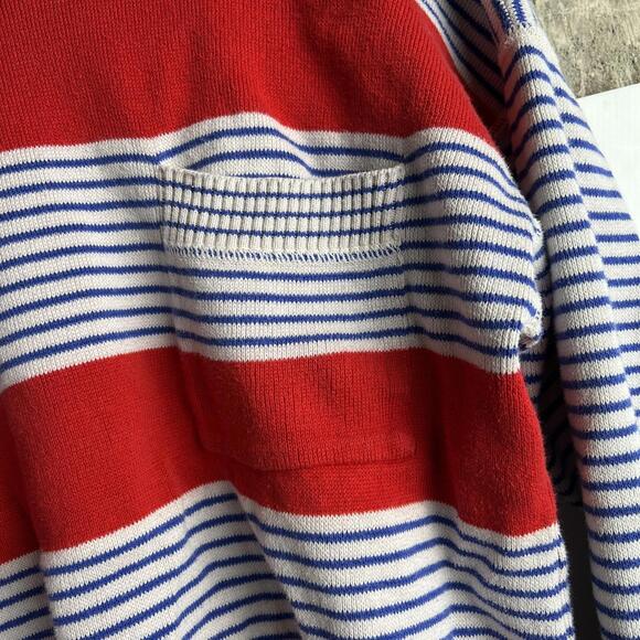 Vintage Lizsport Cotton Striped Sweater - Picture 4 of 4